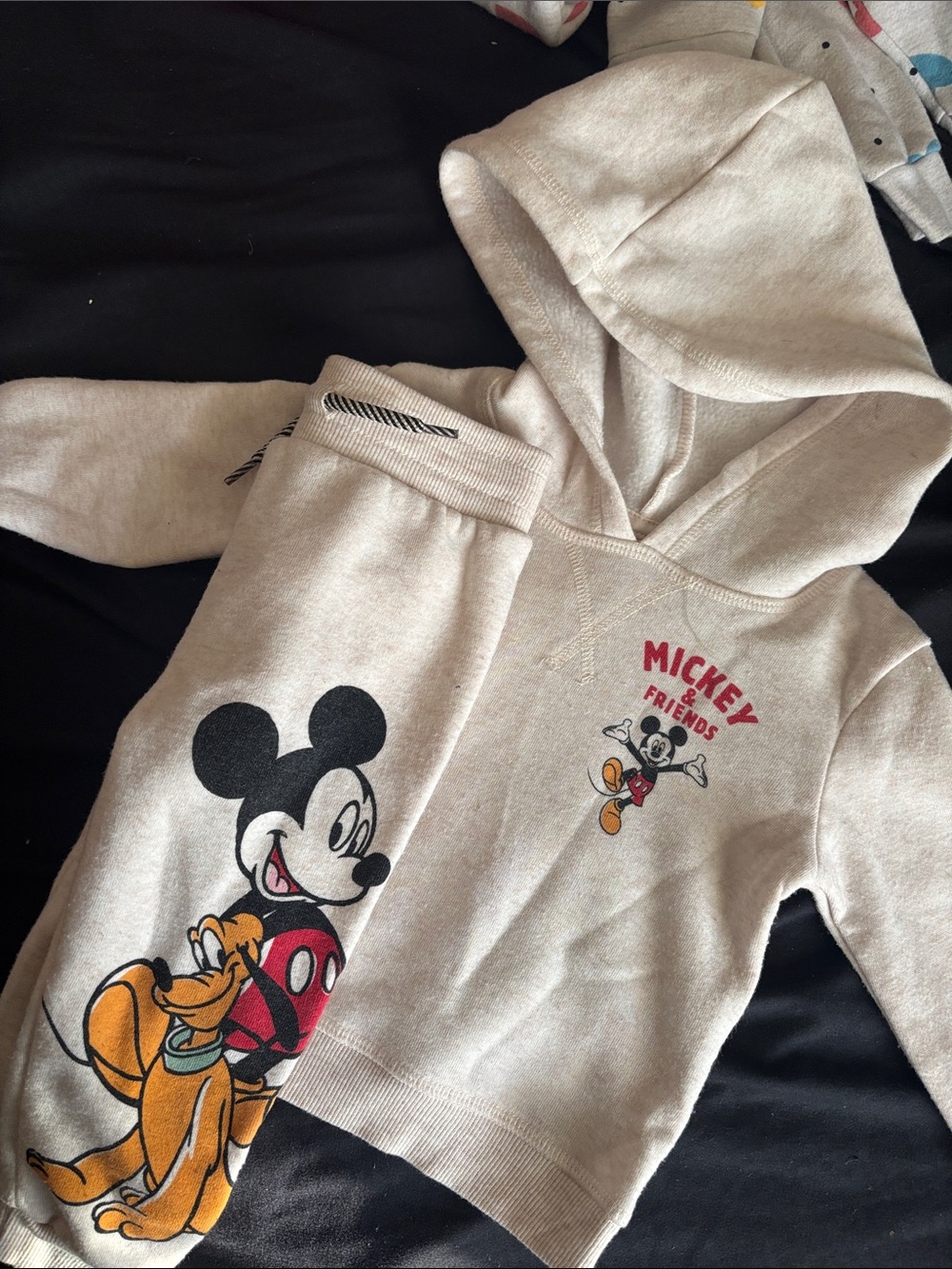 12 MO Mickey sweat suit - both genders. Never worn